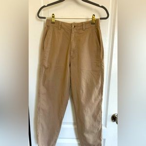 Khaki ankle pants